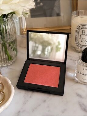 NARS Orgasm X Blush Full Size Coral Peach Gold Shimmer Powder Blush Classic